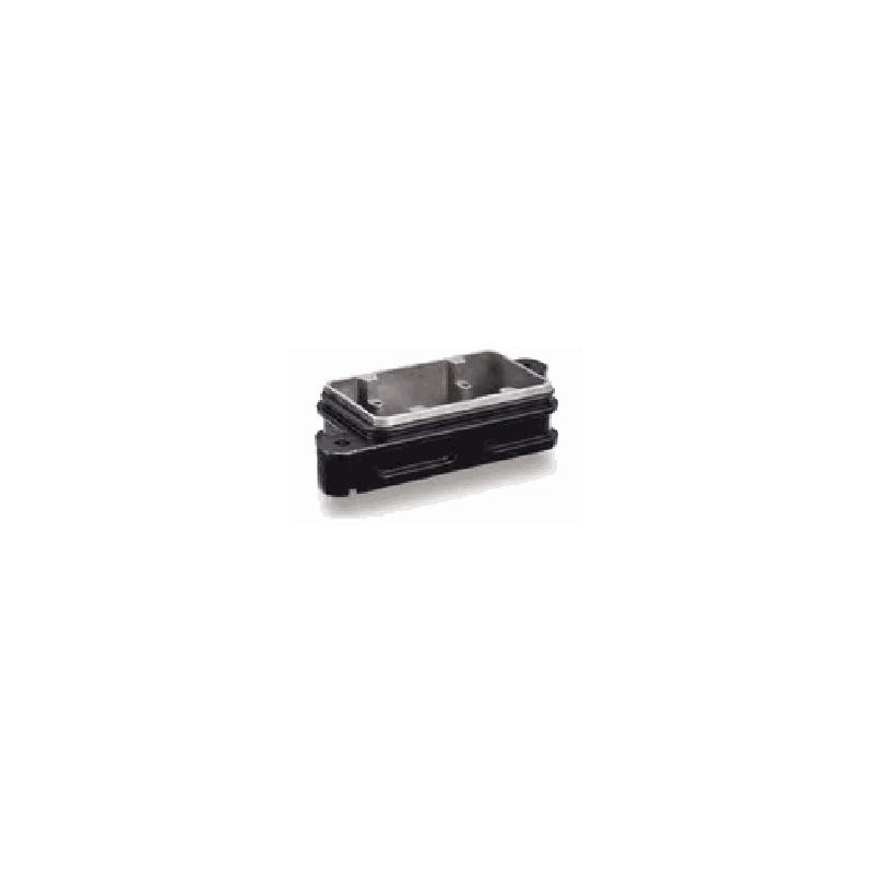 Embase encastrée 6B, Aluminium moulé sous pression, acier inoxydable, IP68/IP69K, Sortie basse